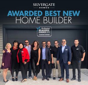 Silvergate Homes Awarded Best New Home Builder , The Standard Readers Choice Diamond Award Winner 2019