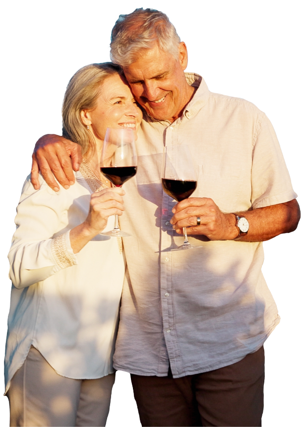 Couple relaxing